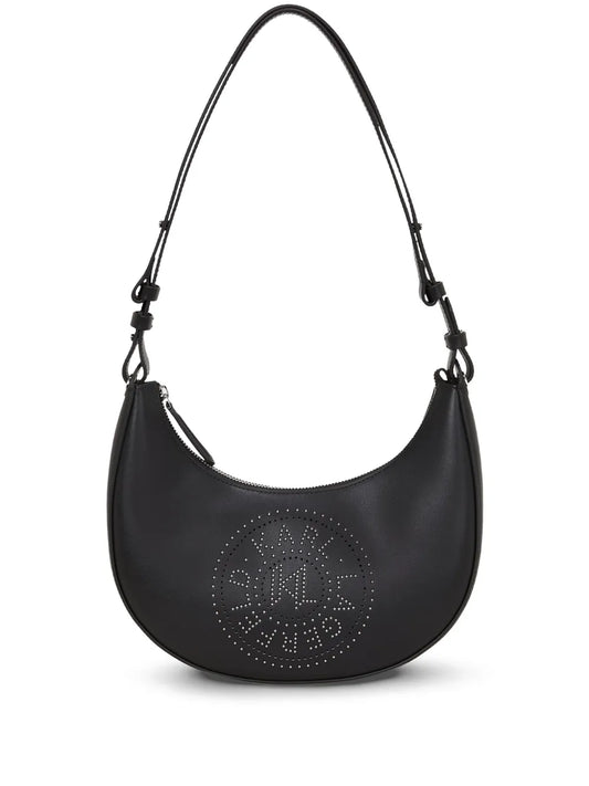 Karl LagerfeldK/Circle studded moon bag