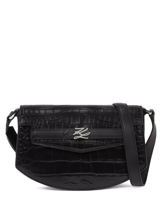 Karl LagerfeldKarl Studio crocodile-embossed cross body bag