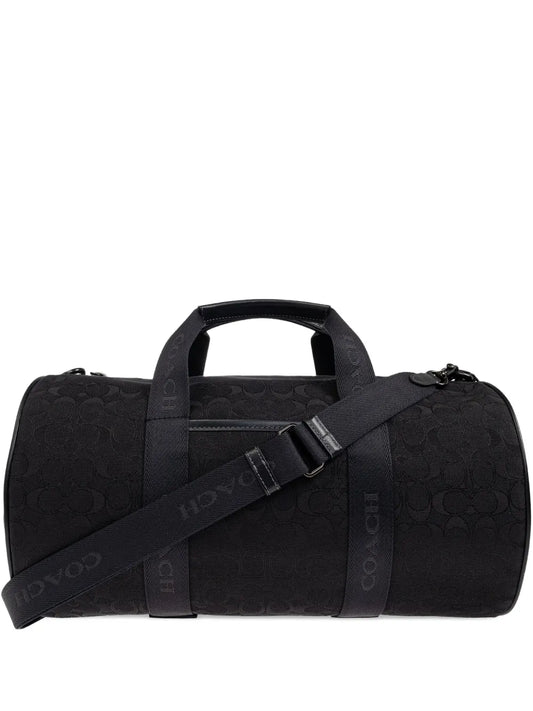 CoachTheo monogram cylindrical holdall