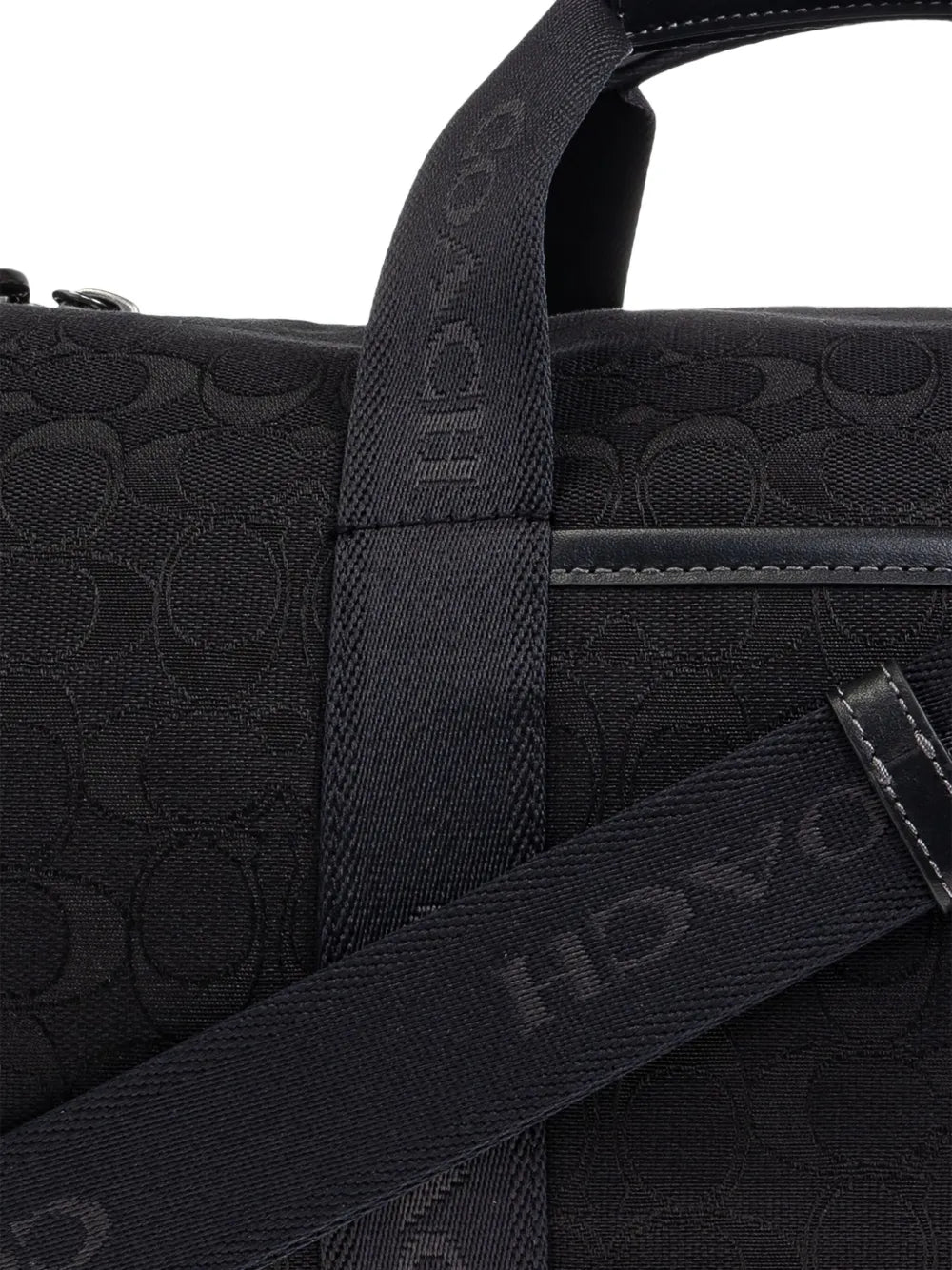CoachTheo monogram cylindrical holdall