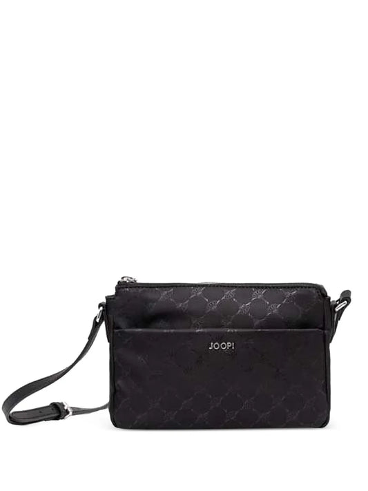Joop!logo-plaque jacquard crossbody bag