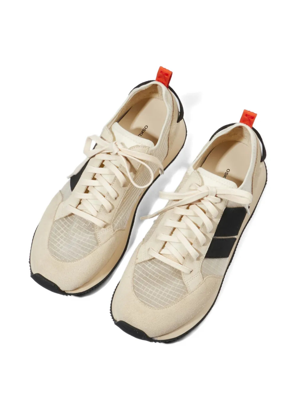 Osklen Mesh-Panels Suede Low-Top