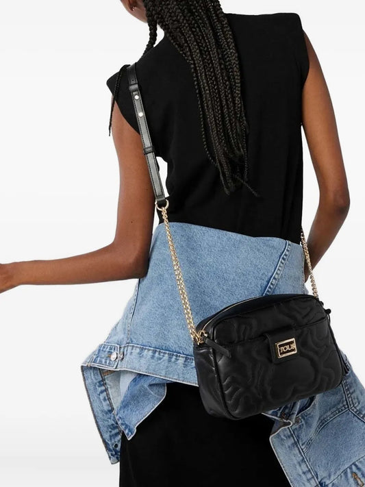 TOUSquilted chain-strap cross body bag