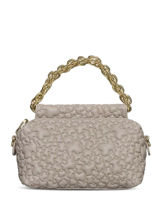 TOUSbear-embossed chain-strap cross-body bag
