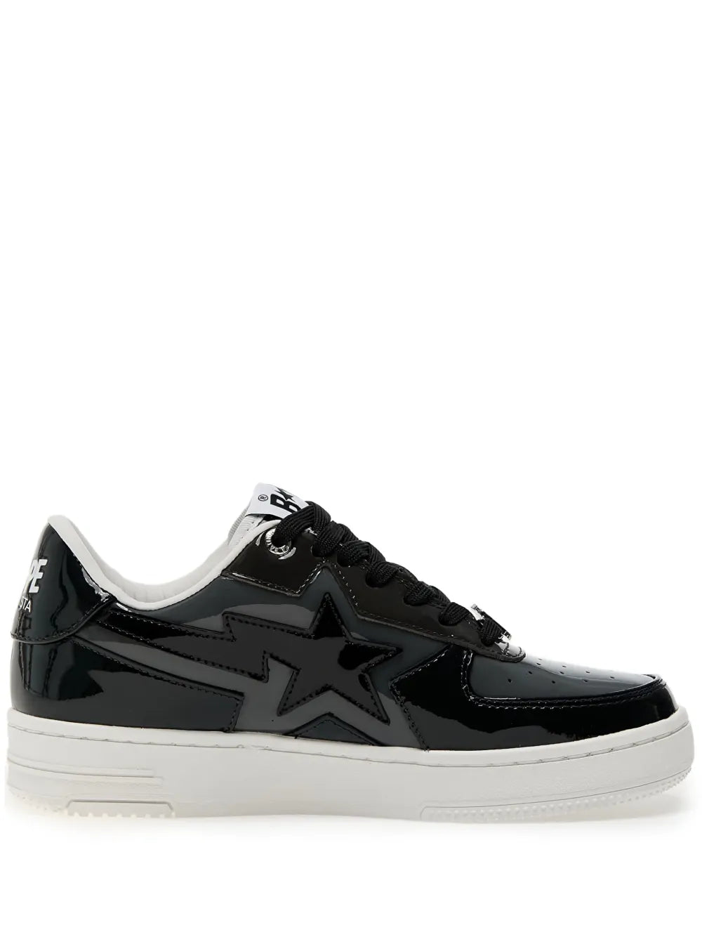 A BATHING APE  Sta Icon Patent Leather Low-Top