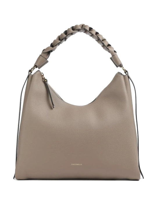 Coccinellemedium Boheme braided-handle shoulder bag