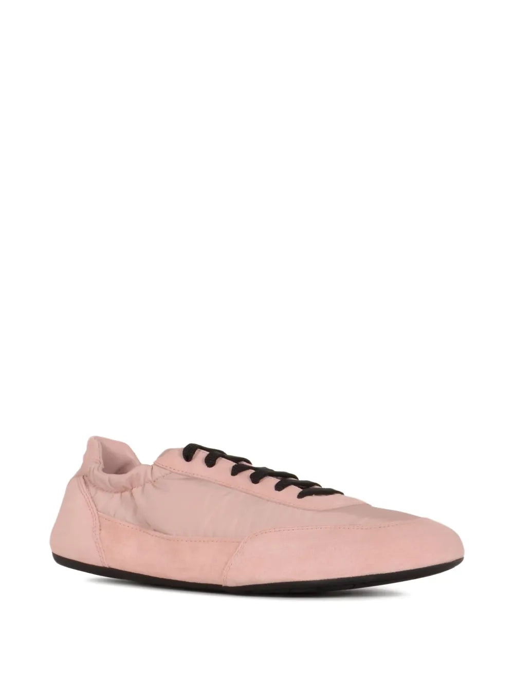 Prada Collapse Lace-Up Suede