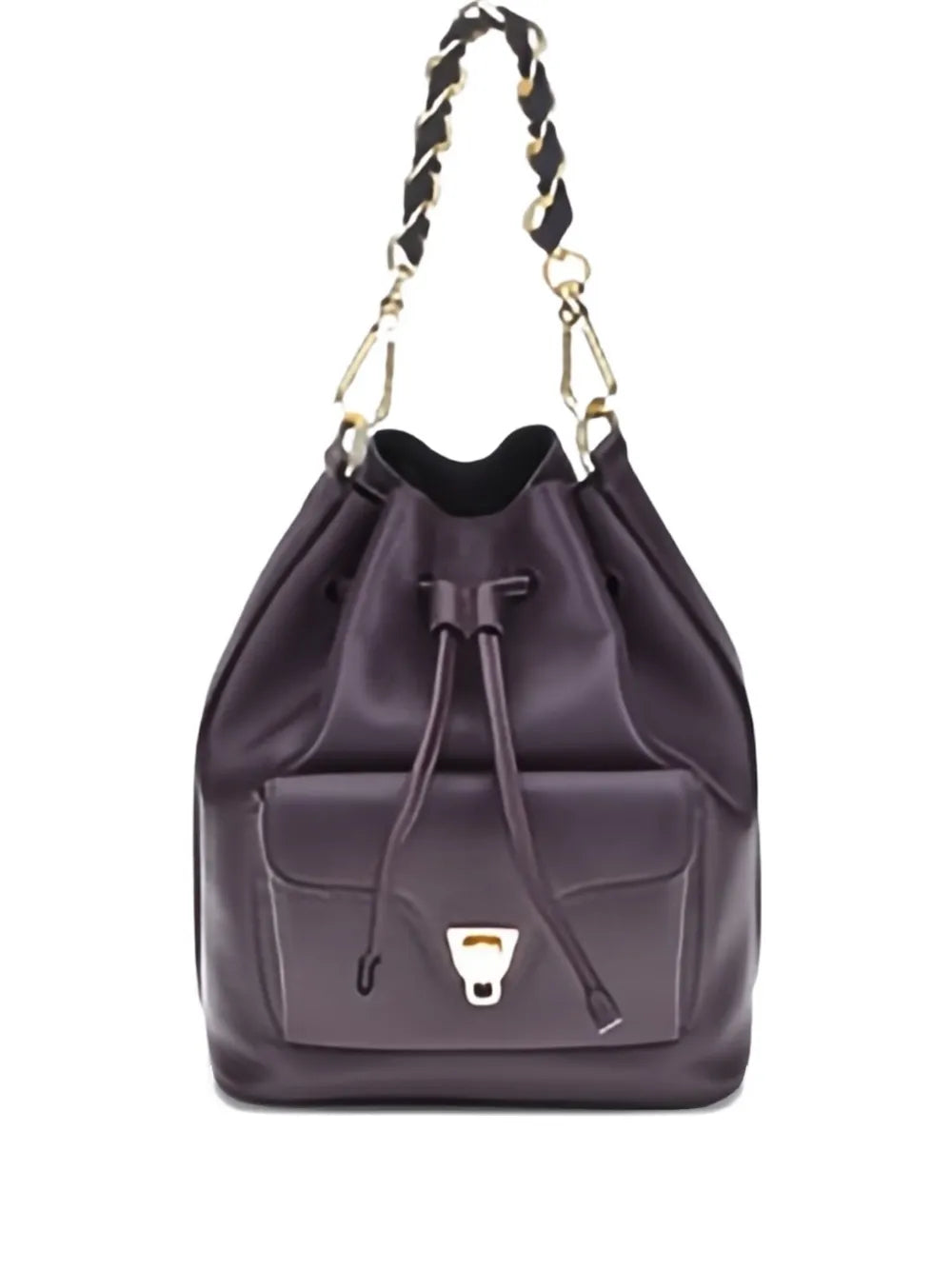 Coccinellemini chain-strap bucket bag