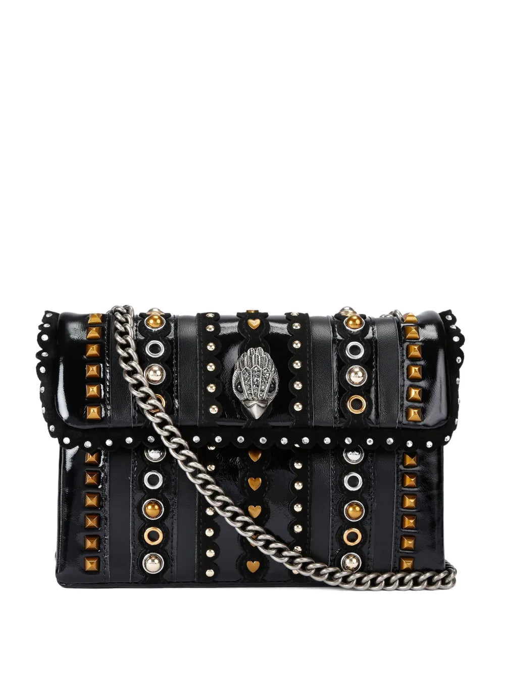 Kurt Geiger Londonmedium Kensington stud-embellished cross body bag