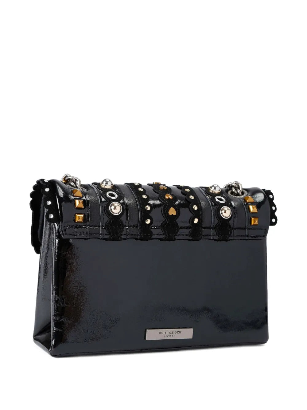 Kurt Geiger Londonmedium Kensington stud-embellished cross body bag