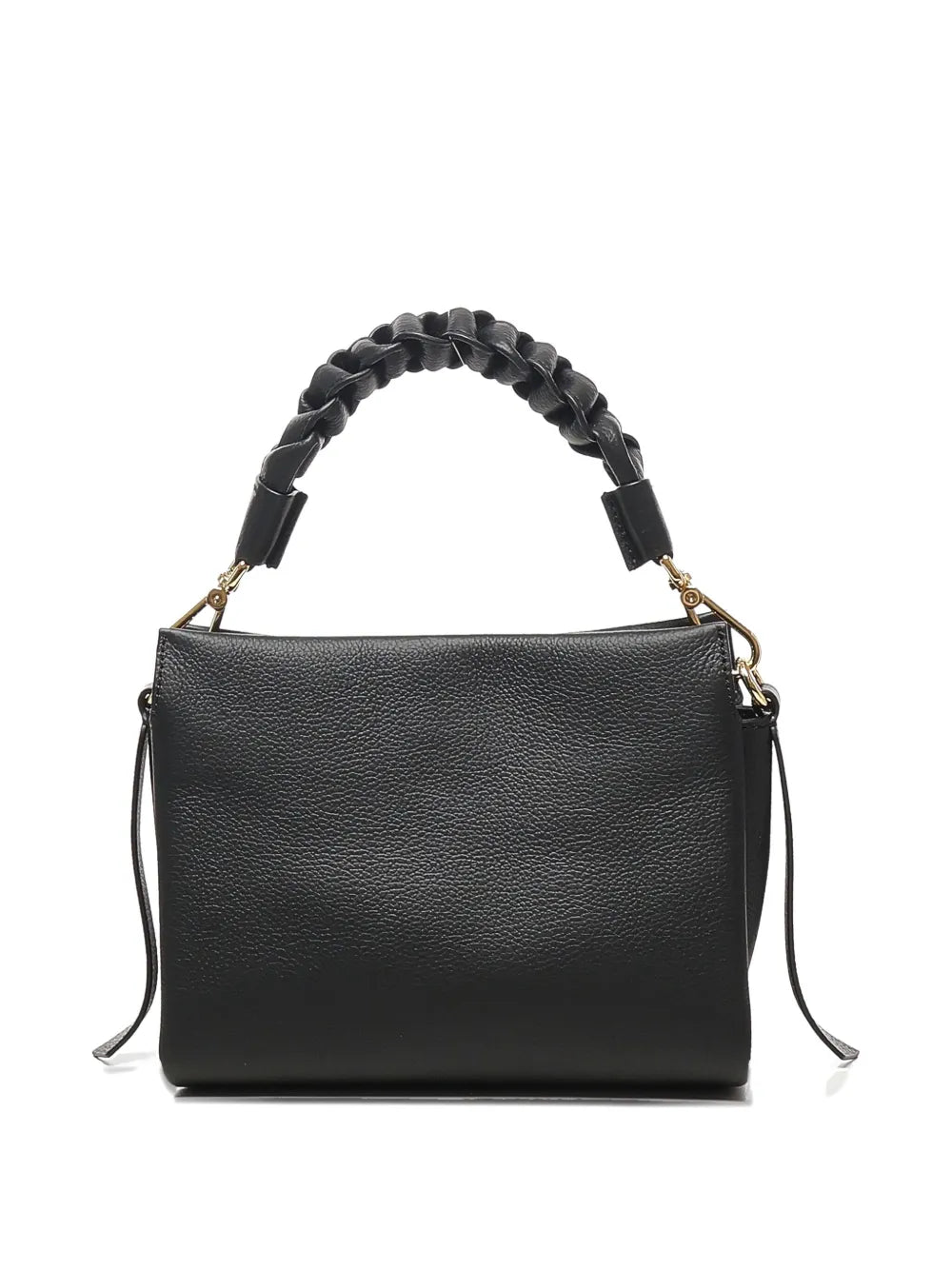 Coccinellesmall braided-handle leather shoulder bag