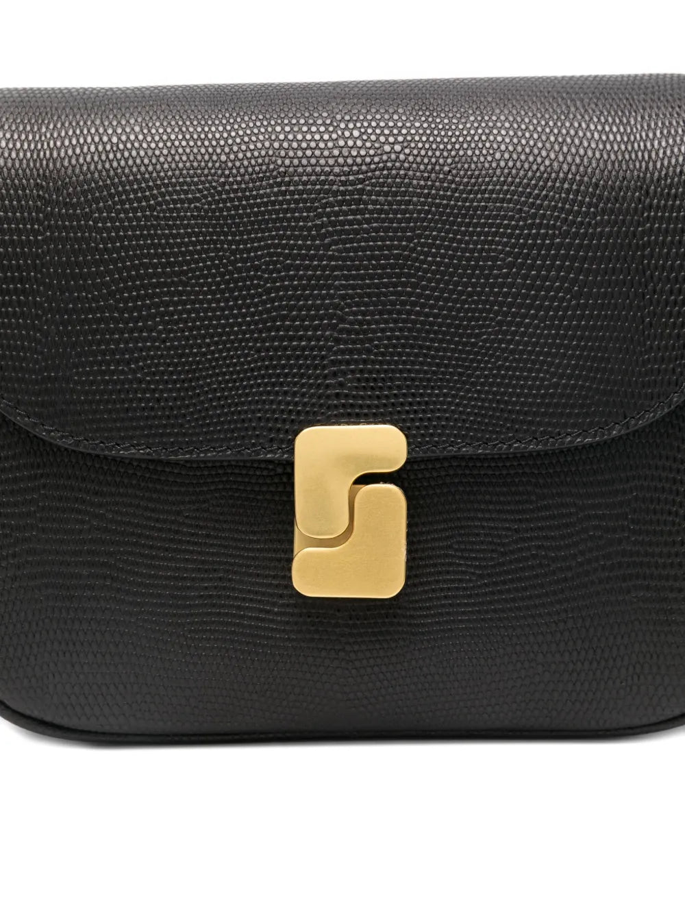 Soeurembossed-leather crossbody bag