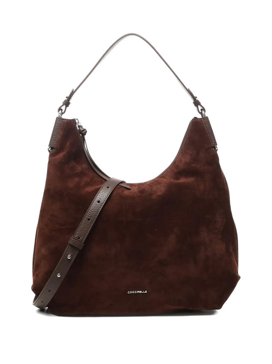 Coccinellesuede leather shoulder bag