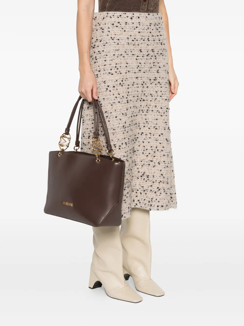 Love MoschinoJewel tote bag