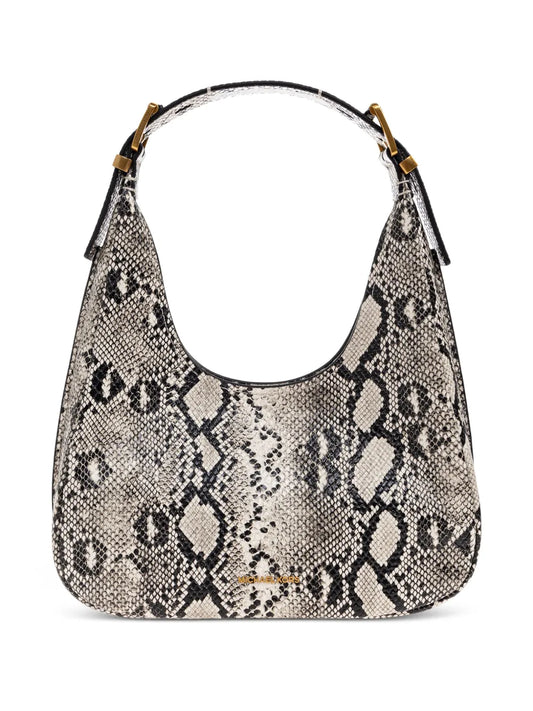 Michael Korssmall Nolita snakeskin leather shoulder bag