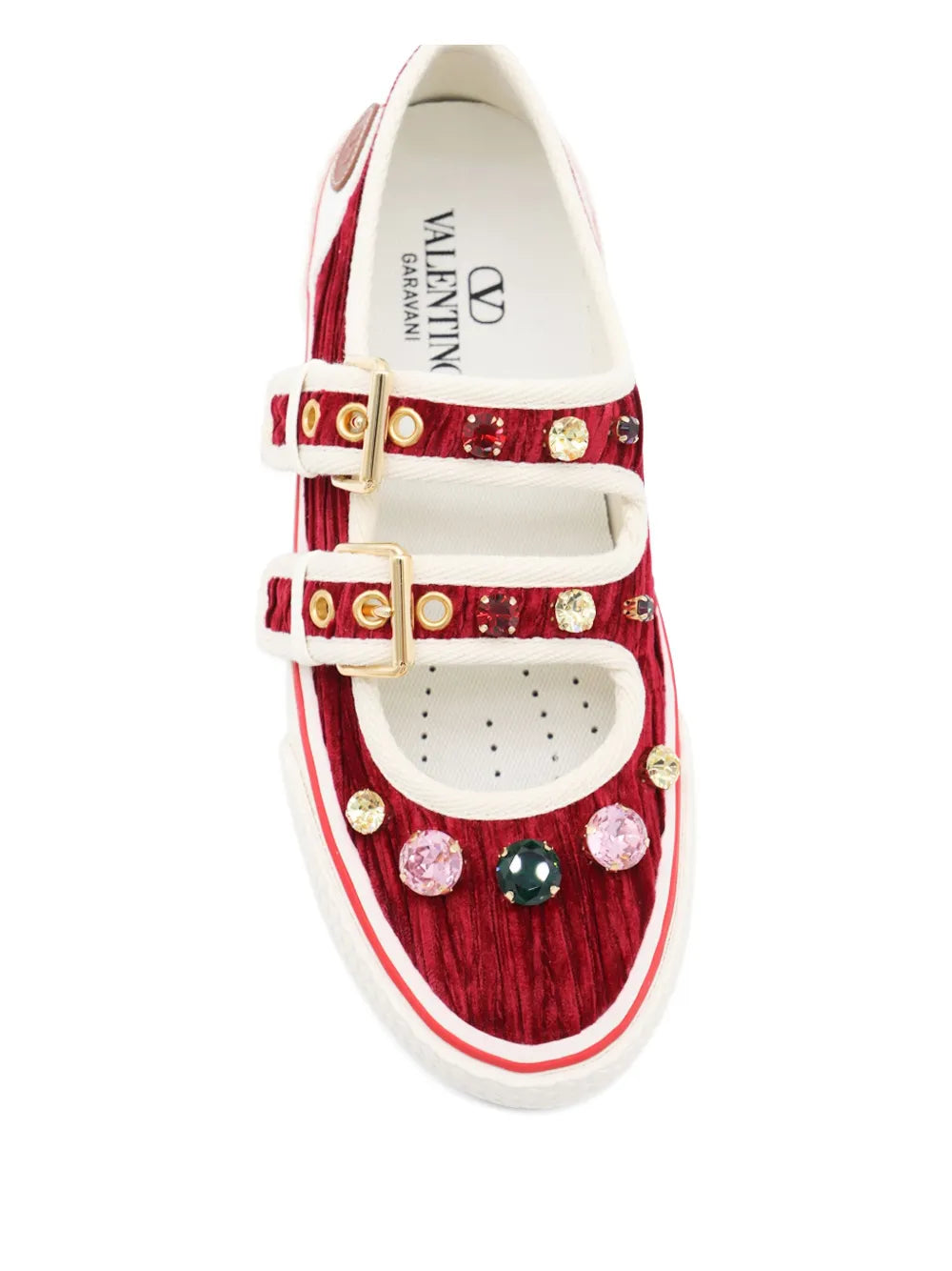 Valentino Garavani Jewel-Embellished Buckle