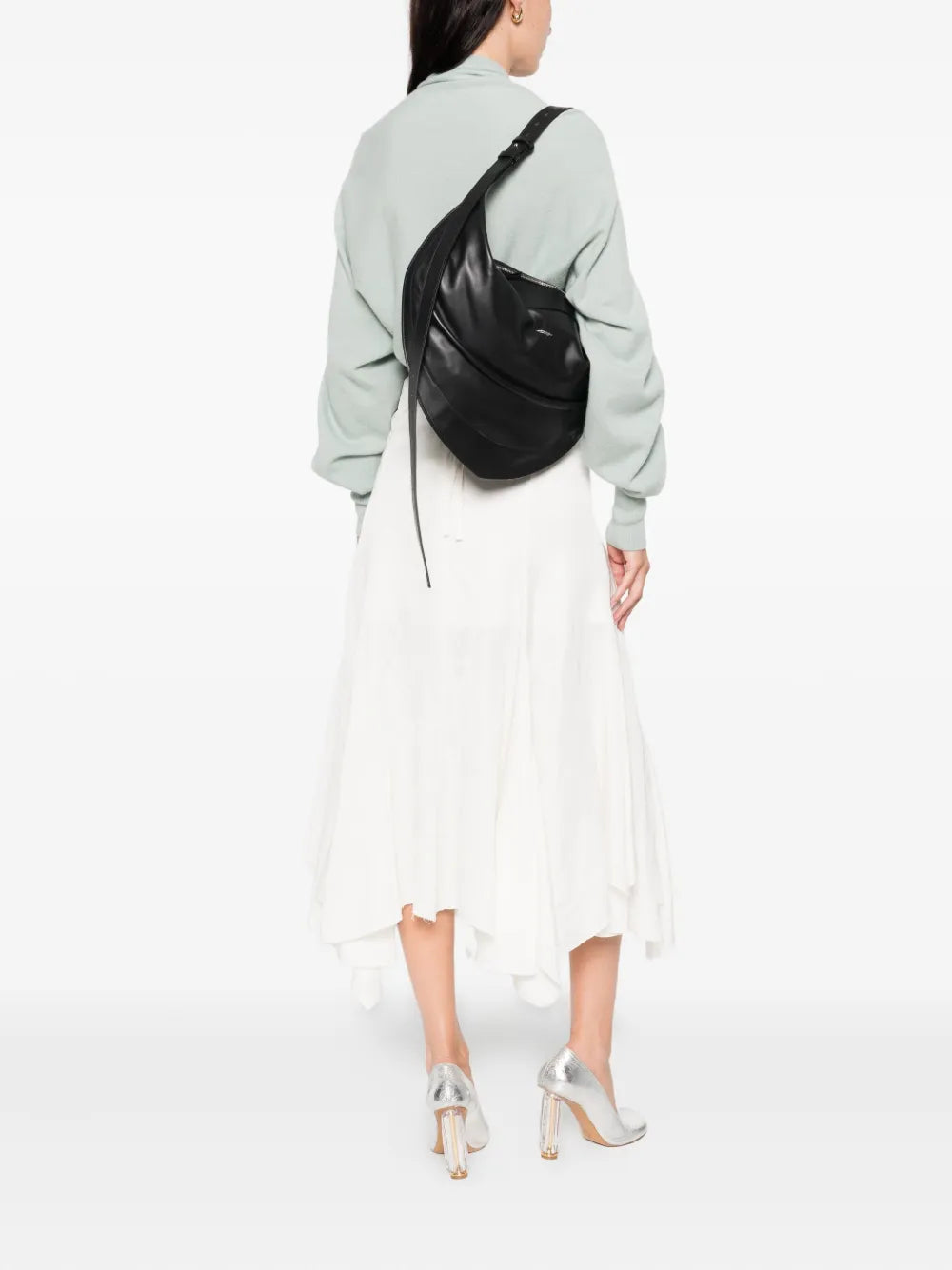 FEDERICO CINATortellino leather shoulder bag