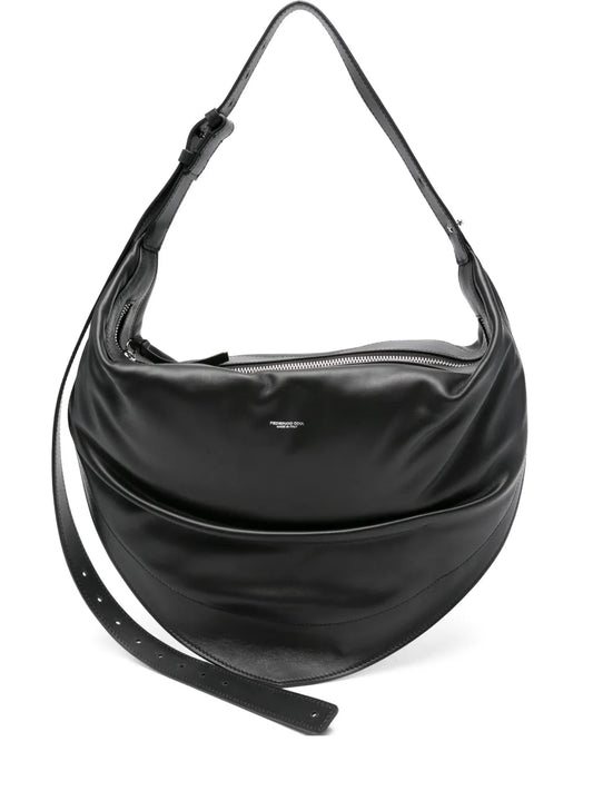 FEDERICO CINATortellino leather shoulder bag