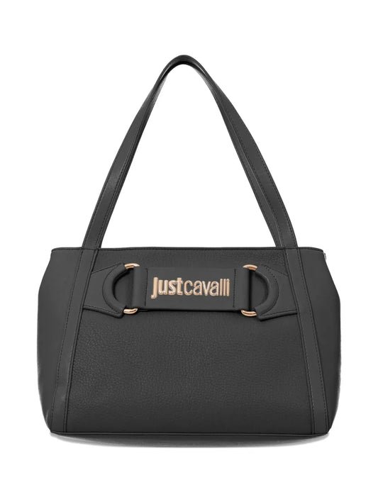 Just Cavallilogo-plaque top-handle shoulder bag