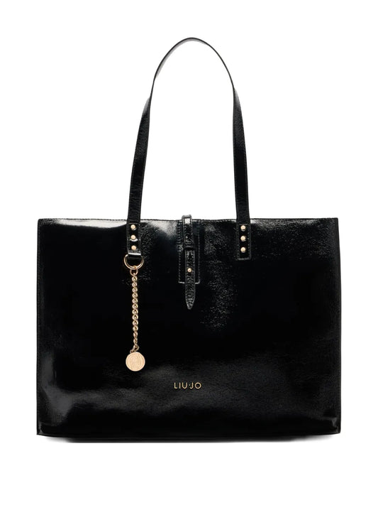 LIU JOlarge stud-embellished tote bag