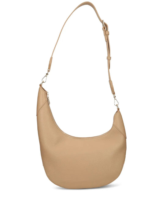 Love Moschinologo-plaque crescent shoulder bag
