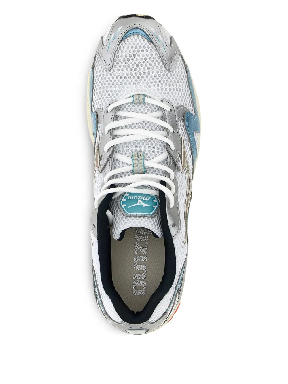 Mizuno Wave Ridder 10 Mesh-Panelled Leather Trainers