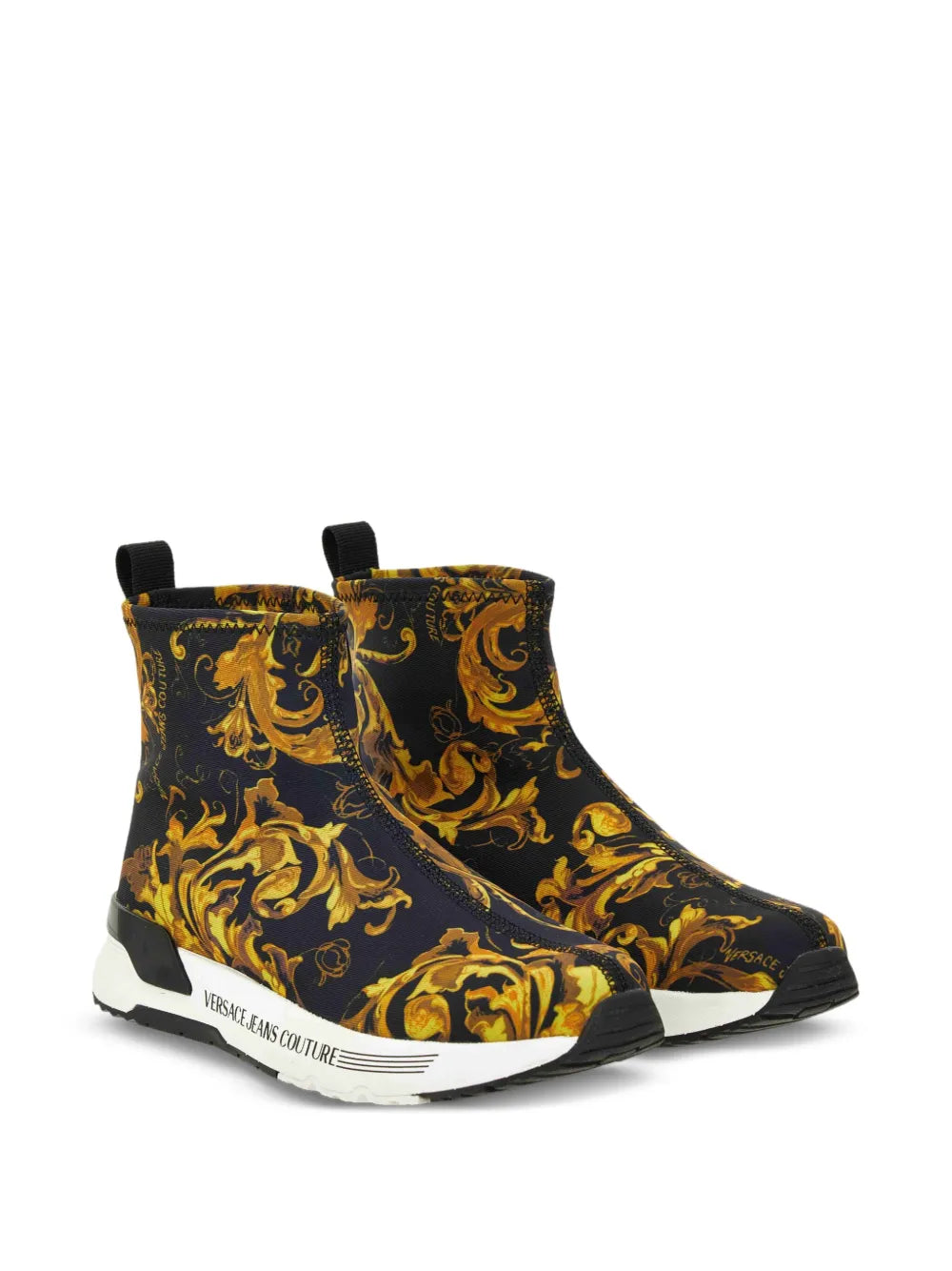 Versace Jeans Couture Baroque-Print Slip-On