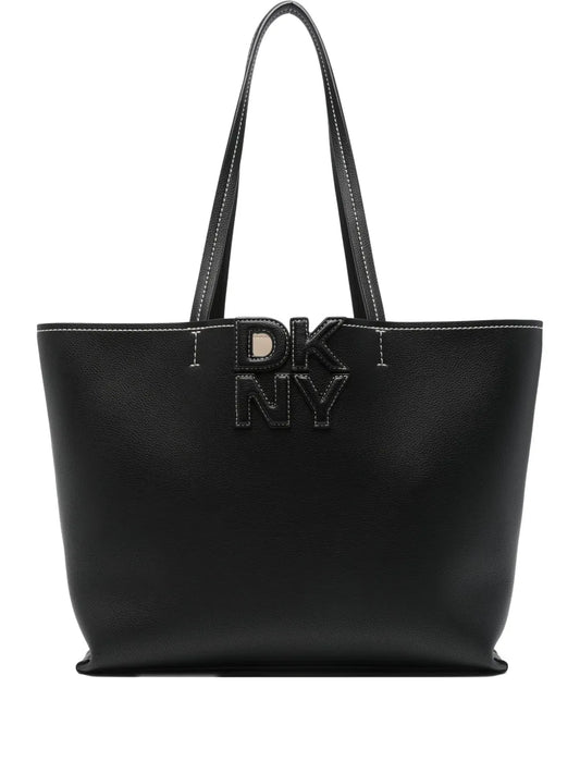 DKNYNicole logo-plaque tote bag