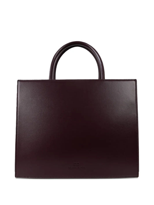 Elisabetta Franchilogo-plaque tote bag