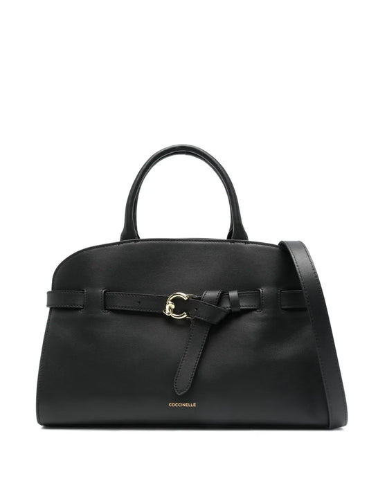 CoccinelleSabine belt-buckle leather tote bag