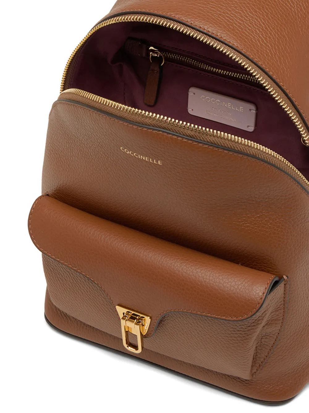 Coccinelleflap-pocket zip backpack