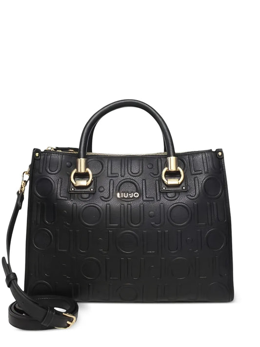 LIU JOlogo-plaque satchel