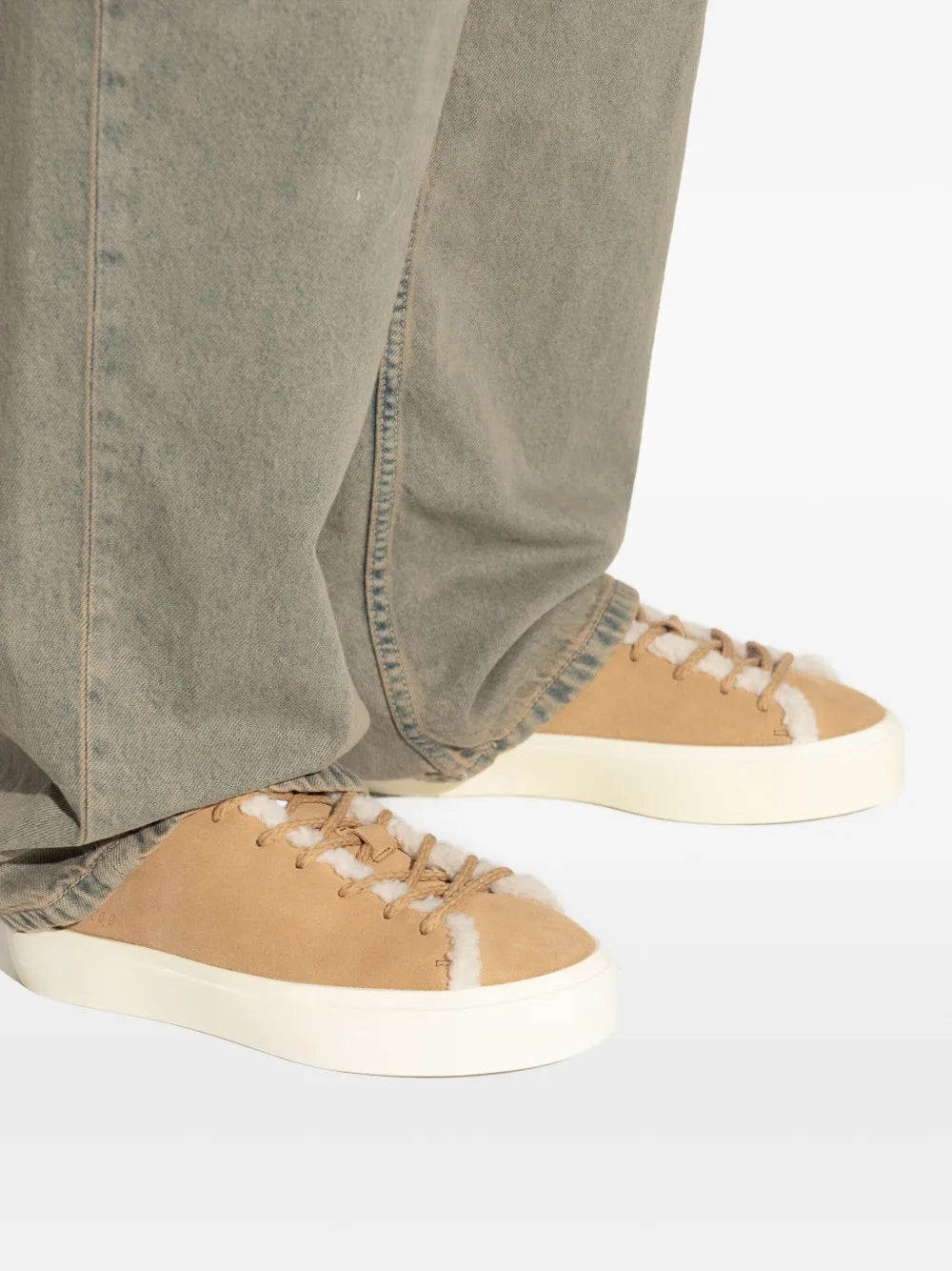 Inuikii Shearling-Trimmed Suede