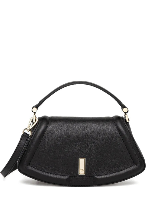 BOSSAriell curved top-handle satchel