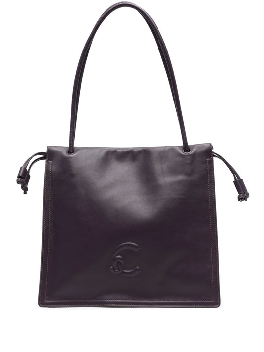 Coccinellelarge Dulse embossed-logo tote bag