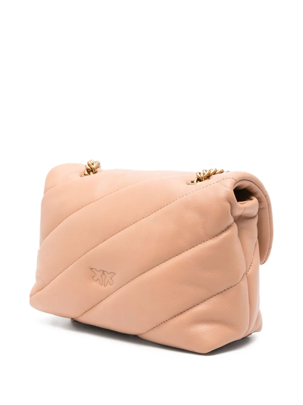 PINKOLove quilted logo-plaque shoulder bag