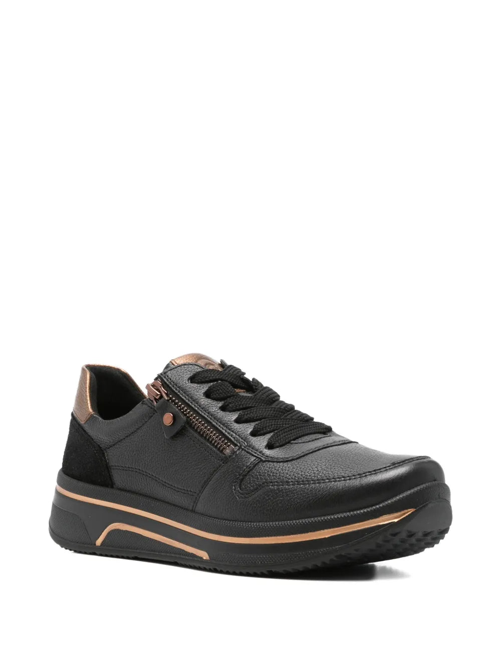 ARA Sapporo Leather Zip-Detail