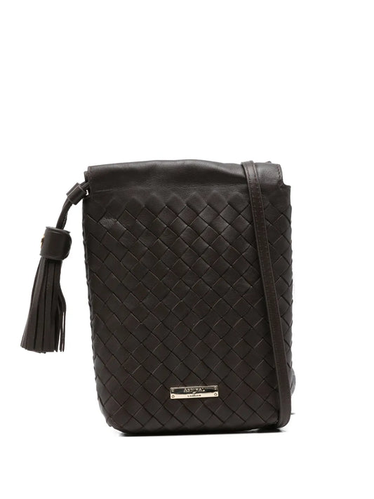 Aspinal Of LondonHudson woven mini crossbody bag