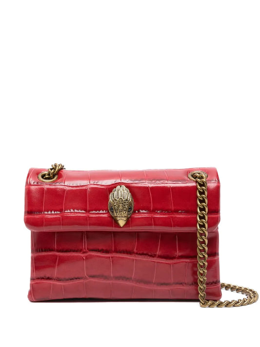 Kurt Geiger Londoncrocodile-effect chain bag