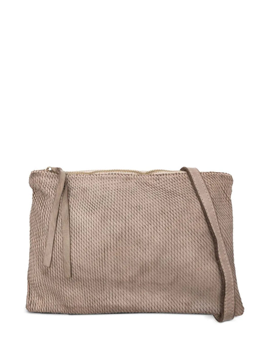 SOMMETtextured leather satchel