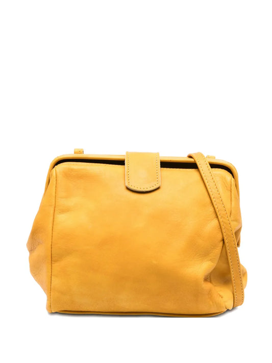SOMMETleather flap clutch bag