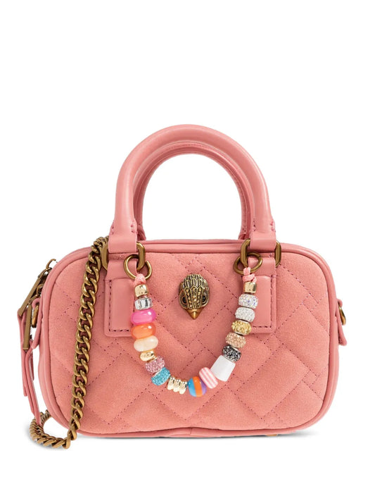 Kurt Geiger Londonmini Kensington London quilted beaded tote bag