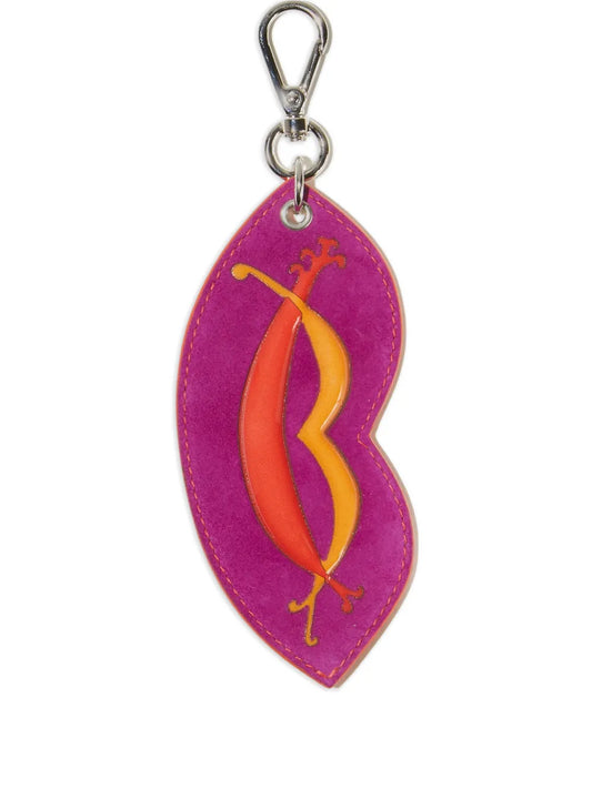 New SeasonPUCCIlip-shaped suede airtag holder