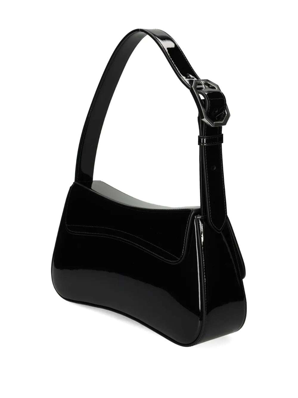 Emporio Armanifoldover-top buckle shoulder bag