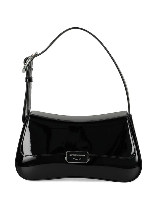 Emporio Armanifoldover-top buckle shoulder bag