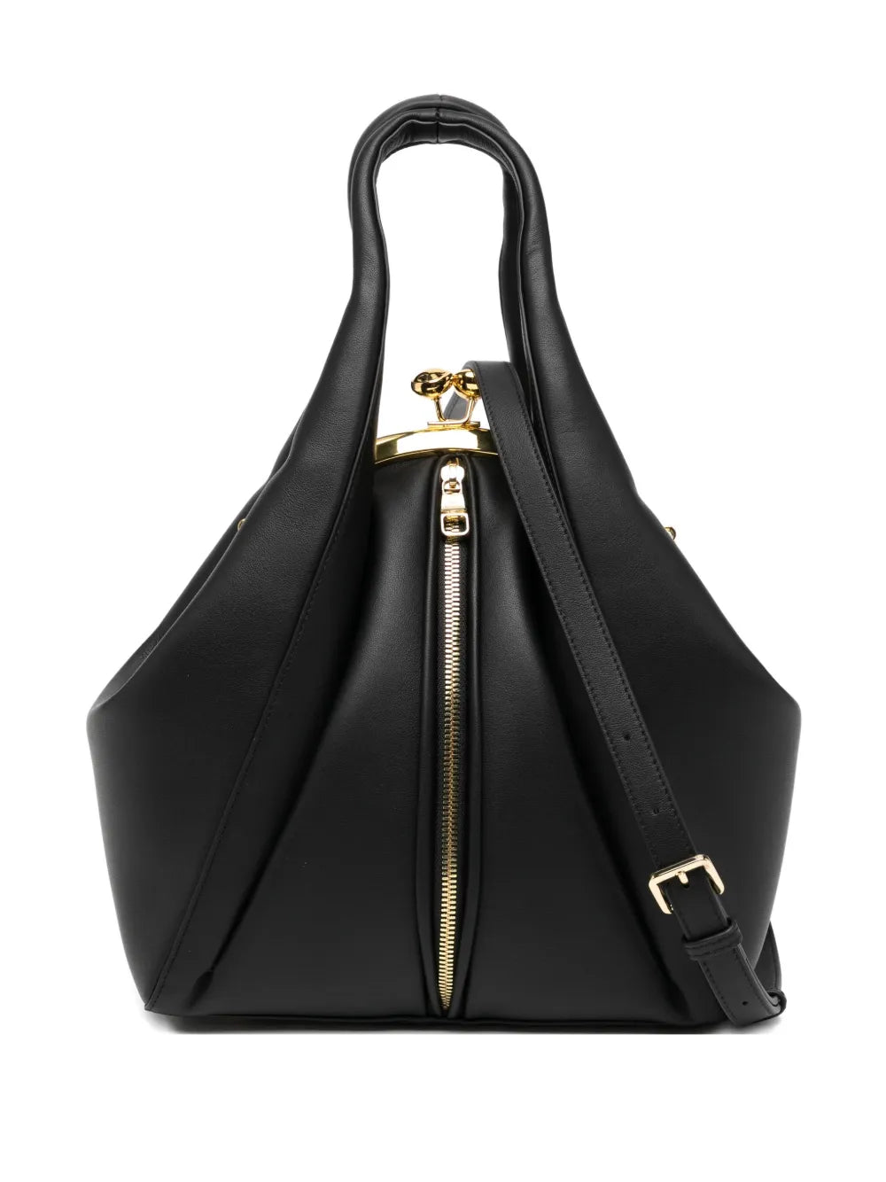 Saiid Kobeisyleather zipped tote bag