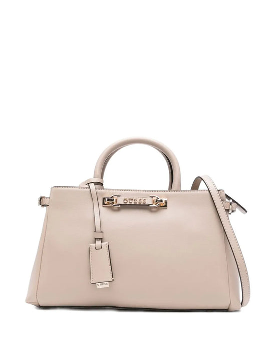 GUESS USAdouble-handle logo-plaque tote bag