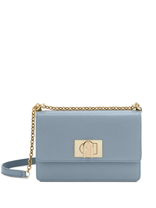 Furlachain-strap flap satchel