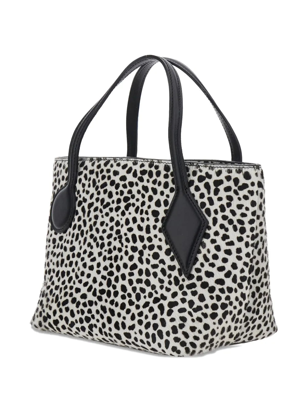 Liffnermini dalmatian-print tote bag