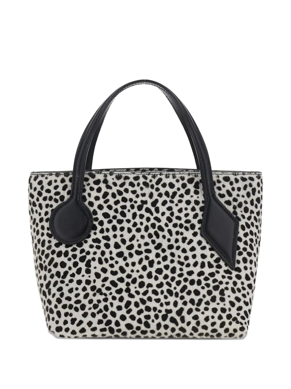 Liffnermini dalmatian-print tote bag